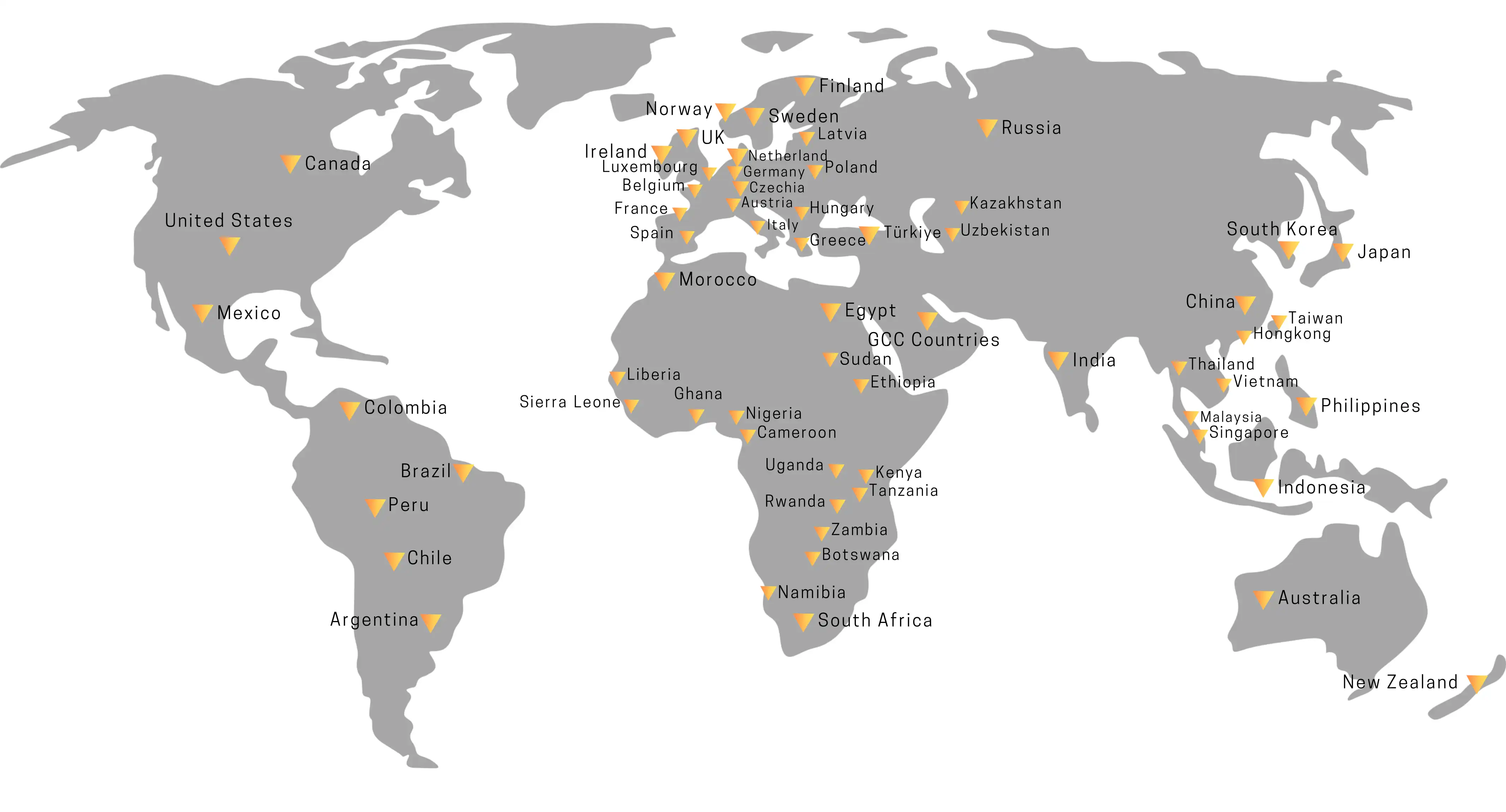 World map illustration showing Pristine Market Insights' in-house primary research capabilities and global offices across North America, Latin America, Europe, Asia Pacific, Middle East, and Africa.